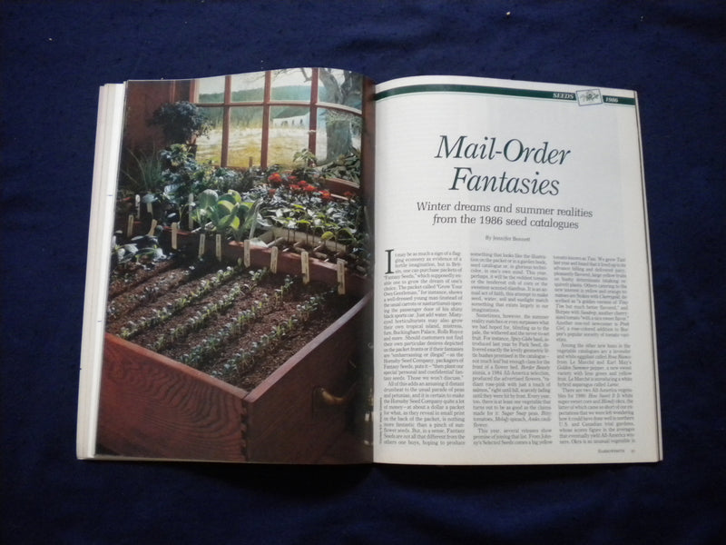 1986 JAN/FEB HARROWSMITH MAGAZINE - PREMIER EDITION - VOL. I, NO. 1 - B 2875L