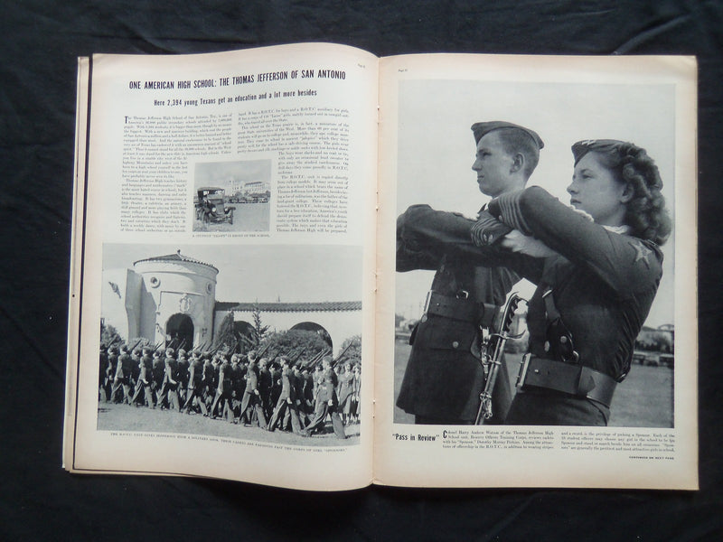 1938 MARCH 7 LIFE MAGAZINE - TEXAS HIGH SCHOOL GIRLS - L 68
