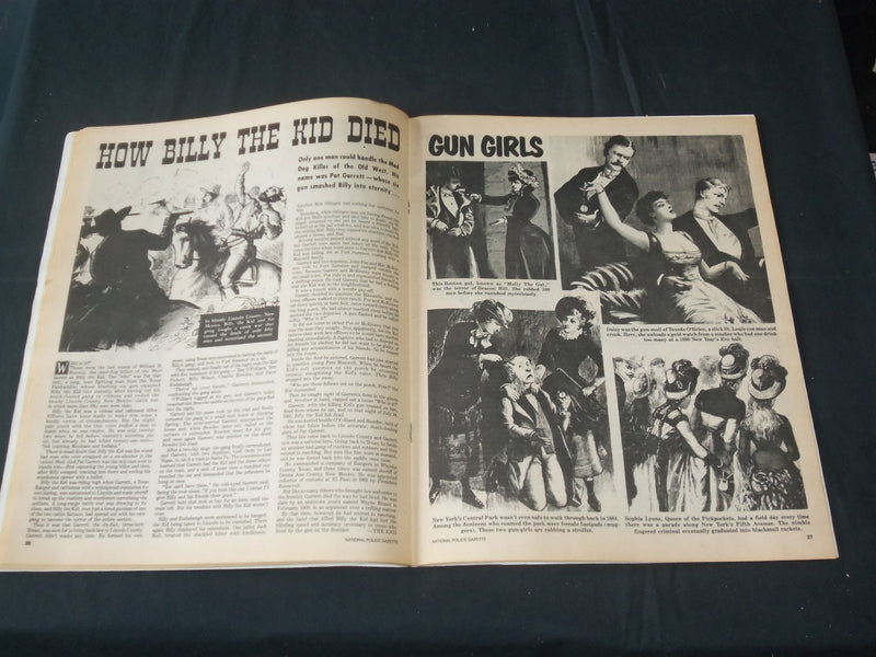 1976 NOVEMBER THE NATIONAL POLICE GAZETTE MAGAZINE - THE GANGSTERS - B 5803