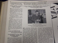 1933 JAN-DEC CHEMICALS MAGAZINE BOUND VOLUME PRICE TRENDS IMPORTS ADS - KD 661