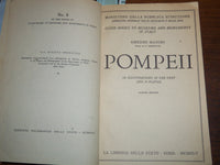 1945 POMPEII GUIDE BOOK - AMEDEO MAIURI - GREAT PLATES - FOURTH EDITION - K 1281