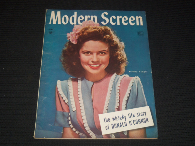 1944 APRIL MODERN SCREEN MAGAZINE - SHIRLEY TEMPLE COVER - E 14316