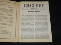 1937-1945 SCIENCE DIGEST MAGAZINE LOT OF 7 ISSUES - WR 55G