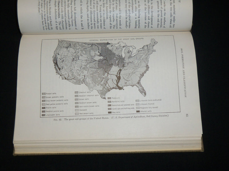 1952 SOILS AND SOIL FERTILITY HARDCOVER BOOK BY LOUIS THOMPSON - KD 6444