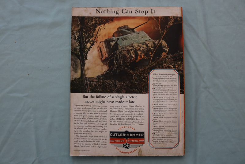 1942 AUGUST POWER MAGAZINE - POWER GENERATION COVER - E 26579