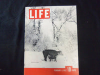 1937 FEBRUARY 8 LIFE MAGAZINE - WYOMING WINTER - L 12