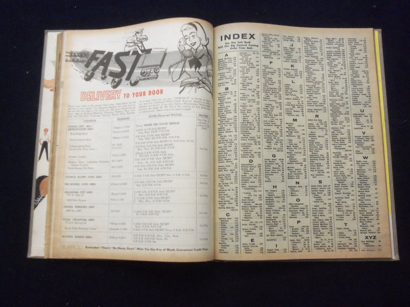 1962 MONTGOMERY WARD 90TH ANNIV. SALE CATALOG -HARDCOVER- KANSAS CITY,MO - R 96B