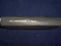 1974 MEMORIAL TRIBUTES TO J. EDGAR HOOVER HARDCOVER BOOK BY - KD 9090