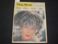 1963 DEC 8 MILWAUKEE JOURNAL THIS WEEK MAGAZINE - FEATHERED FASHIONS - NP 8074