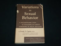 1956 VARIATIONS IN SEXUAL BEHAVIOR HARDCOVER BOOK BY FRANK S. CAPRIO - KD 6406