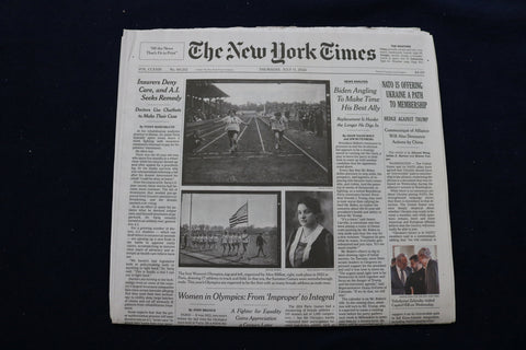 2024 JULY 11 NEW YORK TIMES - NATO IS OFFERING UKRAINE A PATH TO MEMBERSHIP