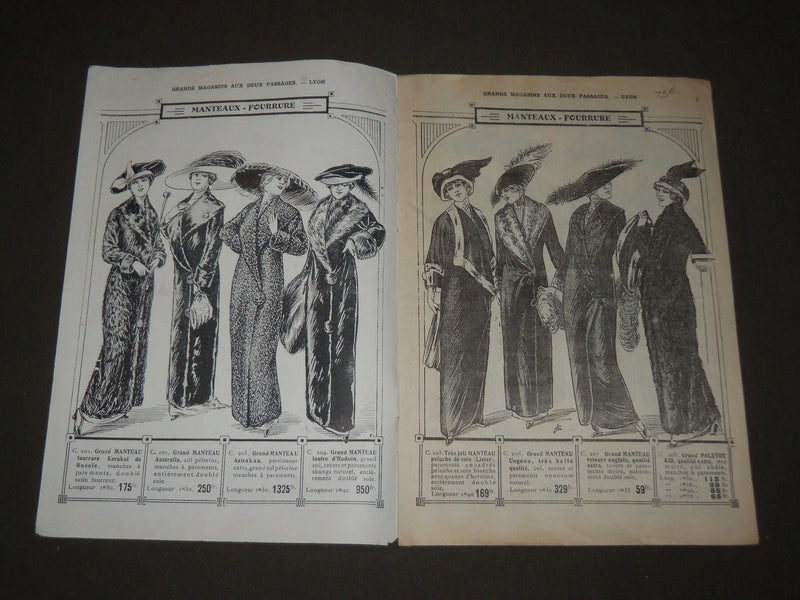 1912-1913 WINTER AUX DEUX PASSAGES - FOURRURES FRENCH CATALOGUE - FR 1276