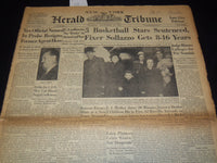 1951 NOV 20 NEW YORK HERALD NEWSPAPER - 5 BASKETBALL STARS SENTENCED - NT 9439