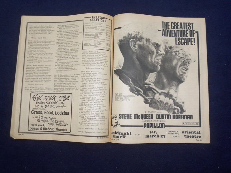 1976 MARCH 26 BUGLE AMERICAN MAGAZINE - IN THE LAND OF THE MENOMINEE'S - J 9438