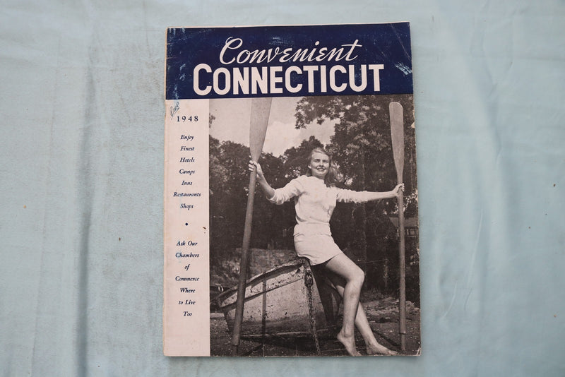 1948 CONVENIENT CONNECTICUT MAGAZINE - A BEAUTIFUL MODEL COVER - E 26567