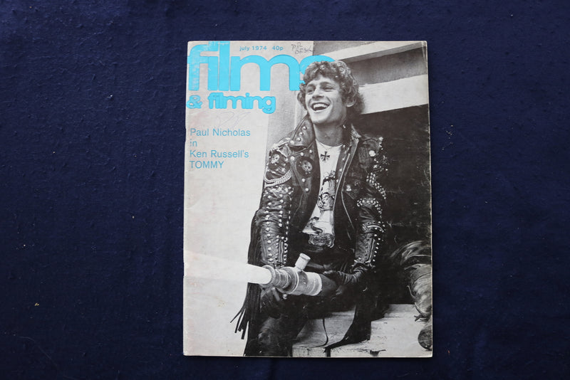 1974 JULY FILMS AND FILMING MAGAZINE - PAUL NICHOLAS COVER - E 17996