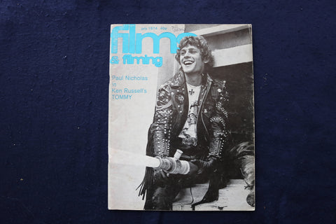 1974 JULY FILMS AND FILMING MAGAZINE - PAUL NICHOLAS COVER - E 17996