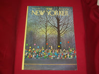 1972 NOVEMBER 25 NEW YORKER MAGAZINE FRONT COVER ONLY - GREAT ART FOR FRAMING