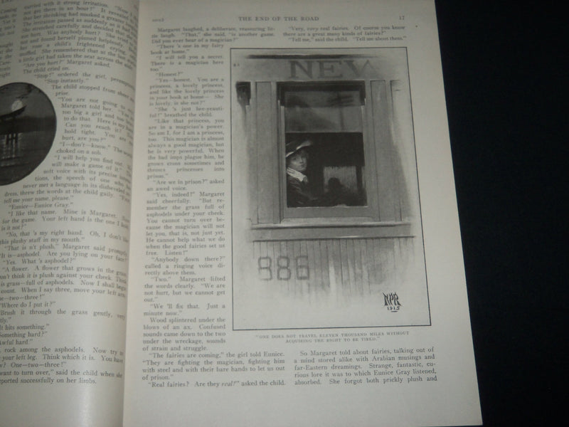 1915 NOVEMBER ST. NICHOLAS MAGAZINE - NORMAN ROCKWELL ILLUSTRATION - J 3647
