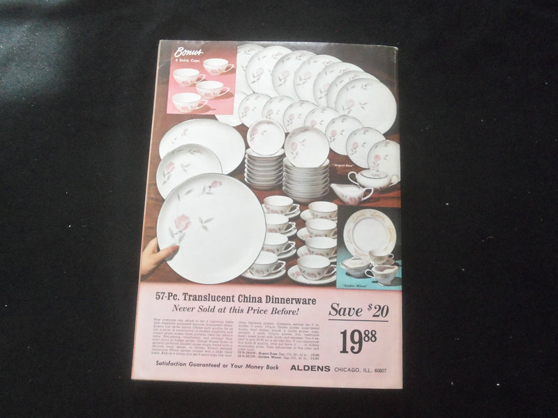 1968 FALL/WINTER GAMBLE ALDENS CATALOG - GREAT FASHION - R 90Z