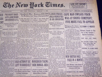1935 FEB 6 NEW YORK TIMES - CAFE MAN SWEARS FISCH WAS AT BRONX CEMETARY- NT 1920
