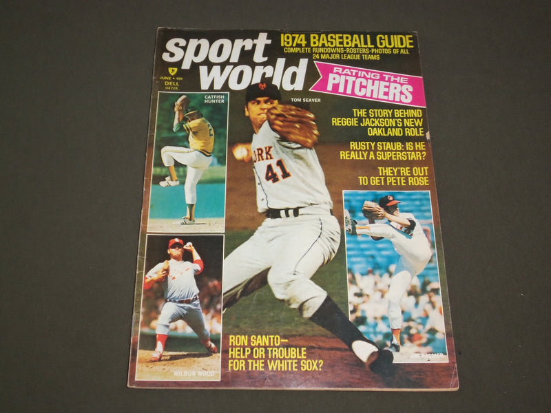 1974 JUNE SPORT WORLD MAGAZINE - TOM SEAVER - SP 9749