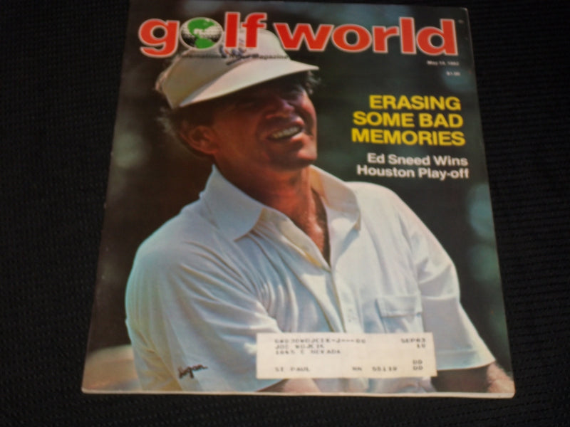 1982 MAY 14 GOLF WORLD MAGAZINE - ED SNEED FRONT COVER - E 6910