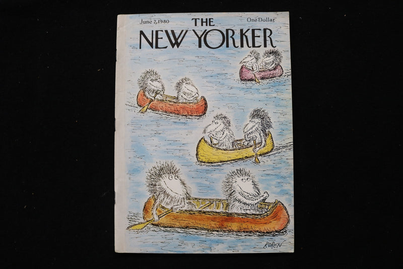 1980 JUNE 2 NEW YORKER MAGAZINE - GREAT ILLUSTRATED COVER - NY 3026