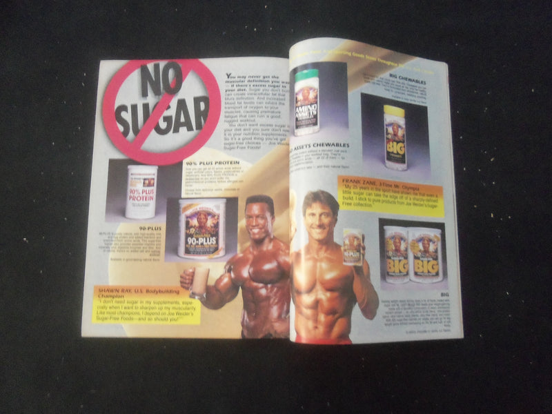 1989 FEBRUARY MUSCLE & FITNESS MAGAZINE - 4TH ANNUAL SWIMSUIT ISSUE - SP 1522H