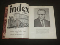 1960 UNIVERSITY OF MASSACHUSETTS YEARBOOK - AMHERST, MASSACHUSETTS - YB 2181