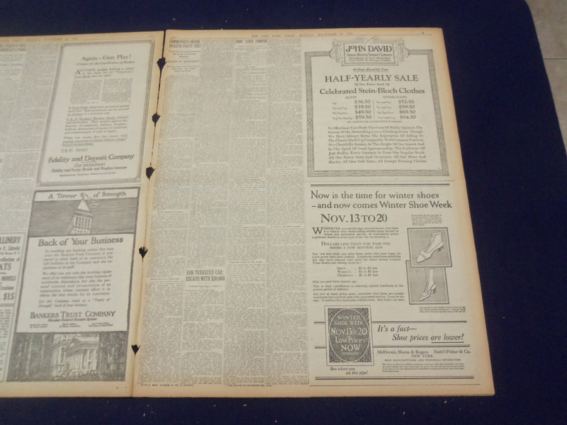 1920 NOV 15 NEW YORK TIMES- 30,000 KILLED IN BATTLE-MOVIE THEATRE PANIC- NT 8455