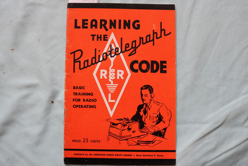 1951-1963 LEARNING THE RADIOTELEGRAPH CODE - LOT OF 2 - SOFTCOVER BOOKS - K 3264