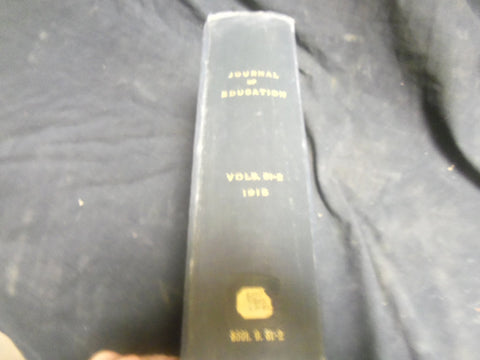 1915 JAN-DEC JOURNAL OF EDUCATION BOUND VOLUME - LUSITANIA SINKING - R 882