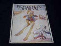 1926 JANUARY PEOPLE'S HOME JOURNAL MAGAZINE NICE ILLUSTRATED COVER ART - E 2787