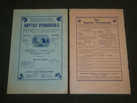 1898-1899 BROOME AND TIOGA BAPTIST ASSOCIATION 75TH & 76TH ANNIVERSARY - J 4410