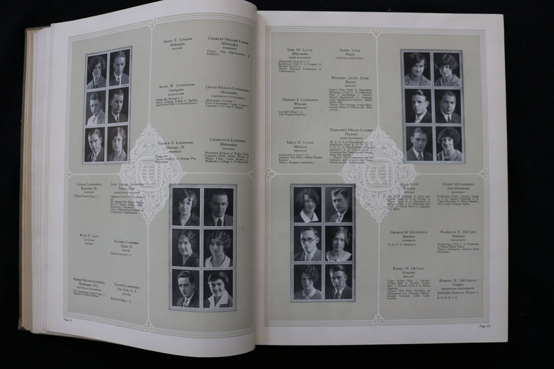 1927 THE BADGER UNIVERSITY OF WISCONSIN YEARBOOK - MADISON, WISCONSIN - YB 3506