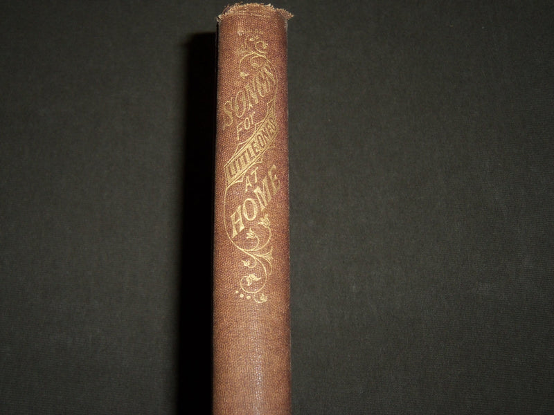 1852 SONGS FOR THE LITTLE ONES AT HOME BOOK - AMERICAN TRACT SOCIETY - KD 4840