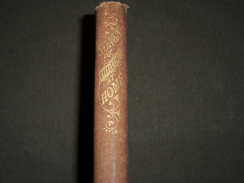 1852 SONGS FOR THE LITTLE ONES AT HOME BOOK - AMERICAN TRACT SOCIETY - KD 4840