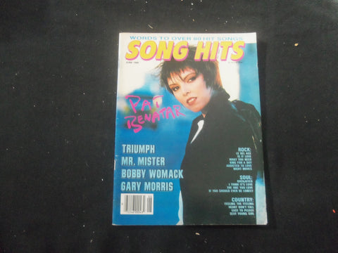 1986 JUNE SONG HITS MAGAZINE - PAT BENATAR COVER - SP 1521Q