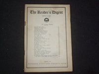 1924 OCTOBER THE READER'S DIGEST SOFTCOVER BOOK - NUMBER 30 - J 9909