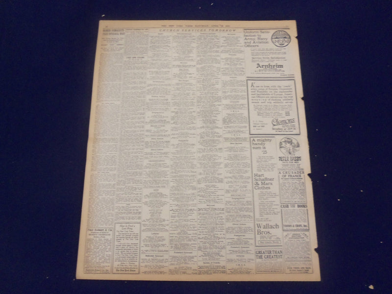 1918 APRIL 13 NEW YORK TIMES - HAIG TELLS ARMY RETIREMENT MUST STOP - NT 8210