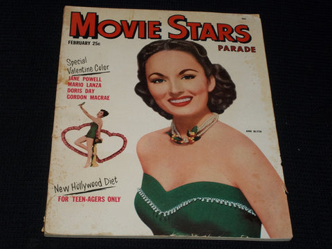 1952 FEBRUARY MOVIE STARS PARADE MAGAZINE - ANN BLYTH FRONT COVER - E 1410