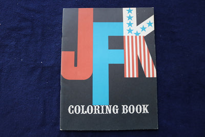 1962 JFK COLORING BOOK - SOFTCOVER - K 1547