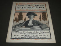 1902 FEBRUARY 1 THE SATURDAY EVENING POST MAGAZINE - ILLUSTRATED COVER- SP 1027