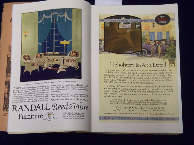 1923 DECEMBER THE ATLANTIC MONTHLY MAGAZINE - MAXFIELD PARRISH AD - ST 5496