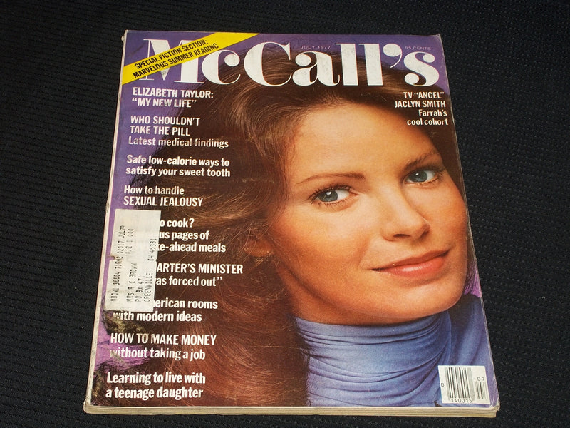 1977 JULY MCCALL'S MAGAZINE - JACLYN SMITH FRONT COVER - E 725