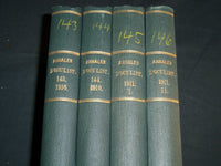 1910-1919 ANNALES D'OCULISTIQUE MAGAZINE LOT OF 60 + 4 VOLUMES - R 1106