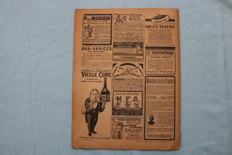 1921 LA FEMME CHEZ ELLE MAGAZINE - FRENCH FASHION - LOT OF 2 - K 2530
