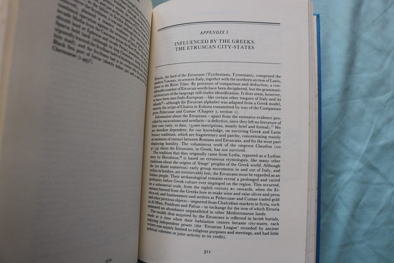 1988 THE RISE OF THE GREEKS HARDCOVER BOOK BY MICHAEL GRANT - KD 9661
