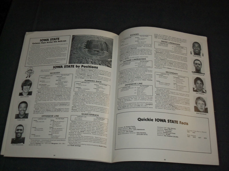 1983 BIG 8 CONFERENCE FOOTBALL PROGRAM - J 3853